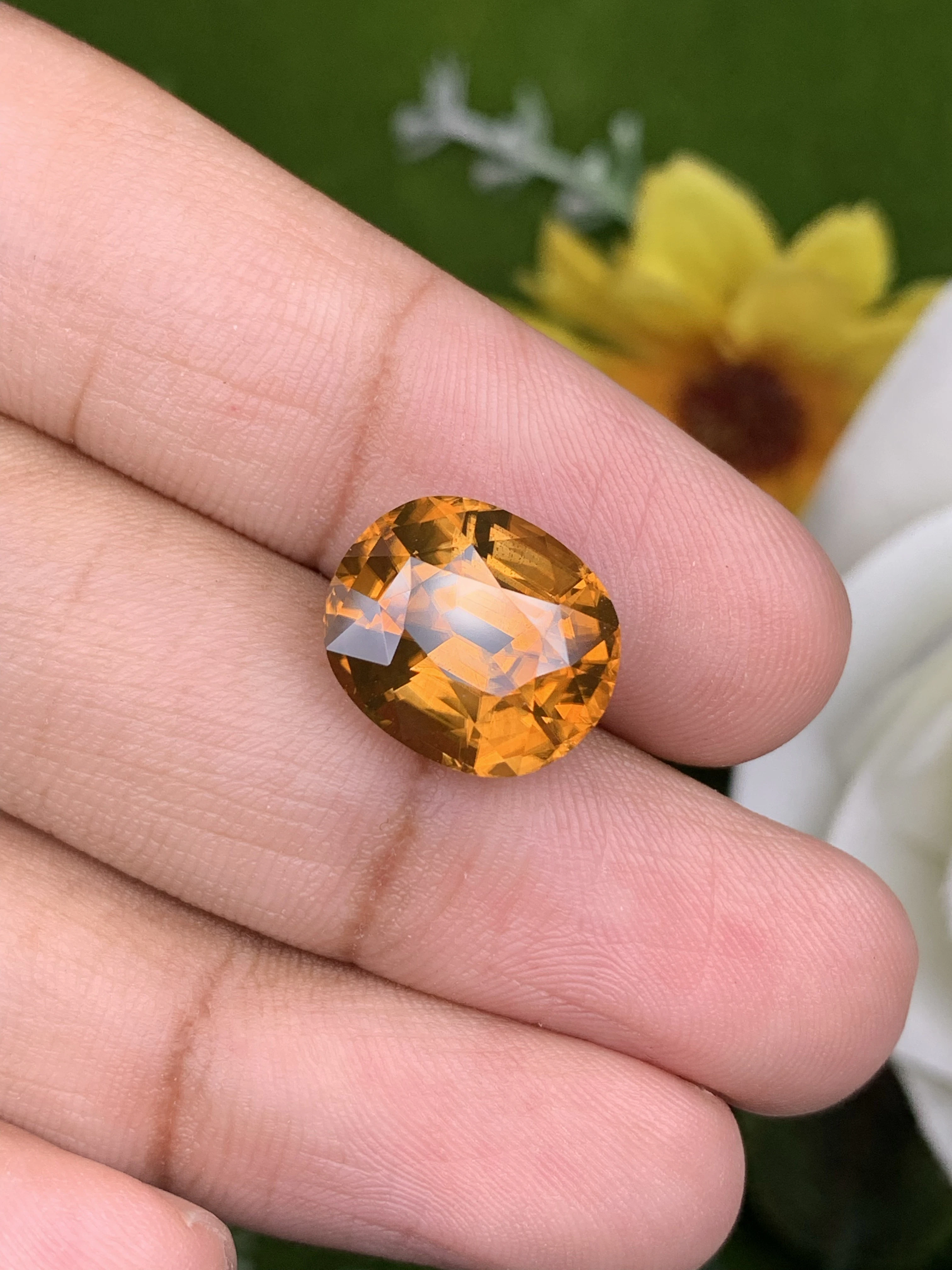 Yellow Zircon 13.58ct 14x12mm (ZI0013)