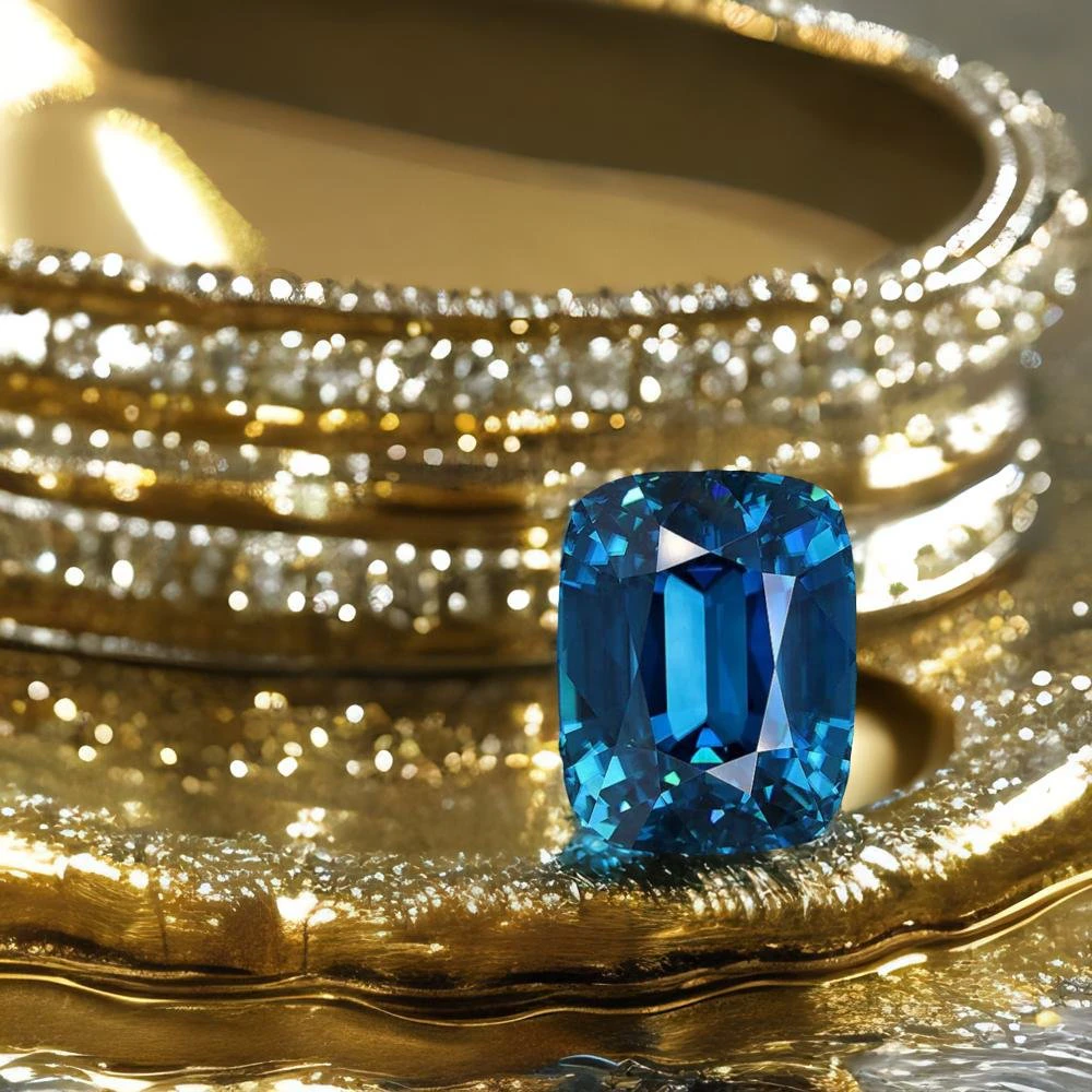 Blue Zircon 71.57ct (ZI0493)